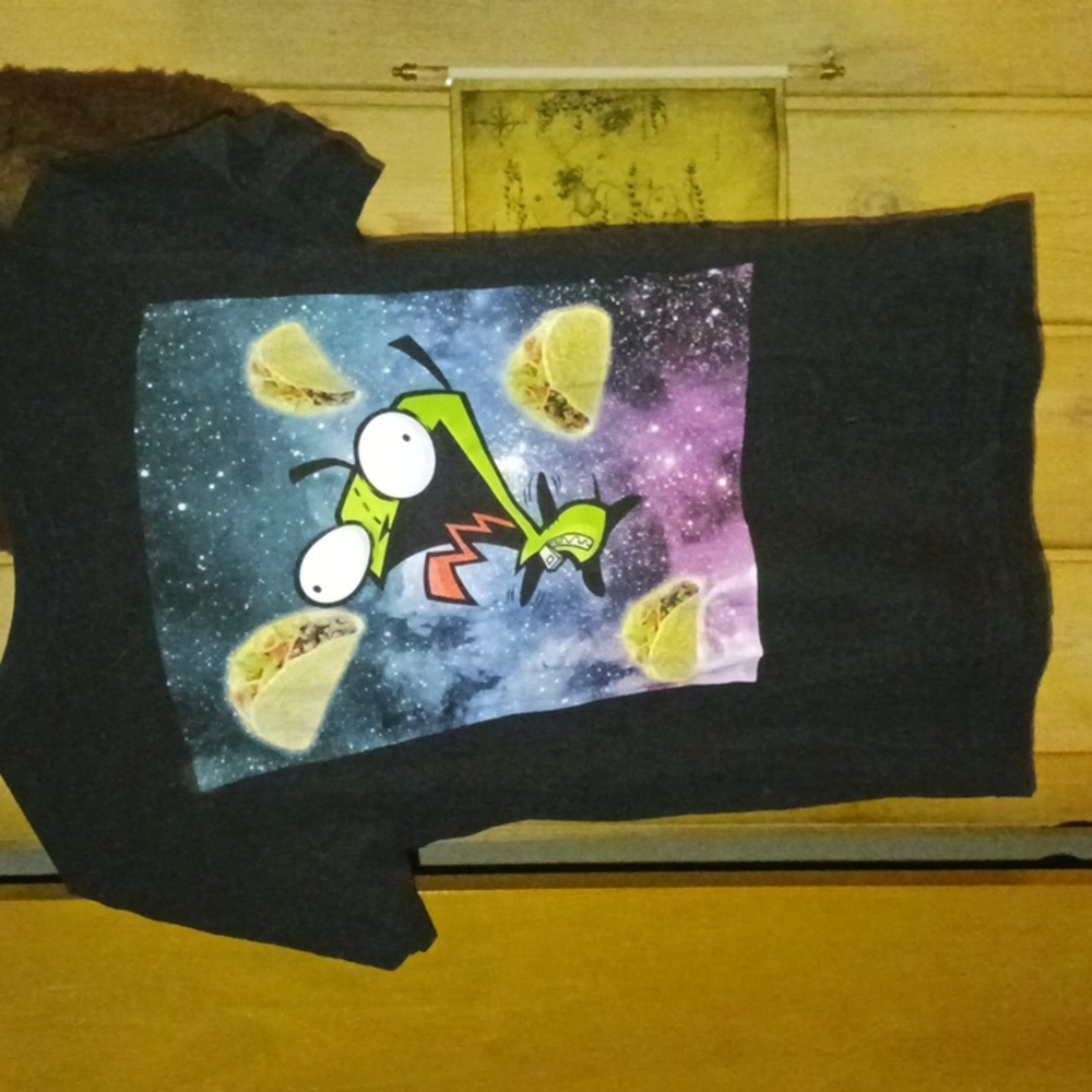 Invader Zim Gir Taco Galaxy Shirt